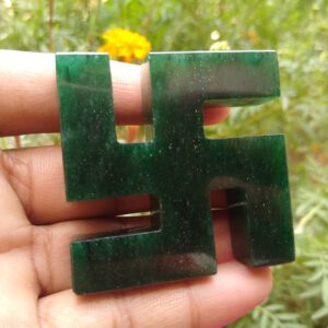 Green Jade Swastika