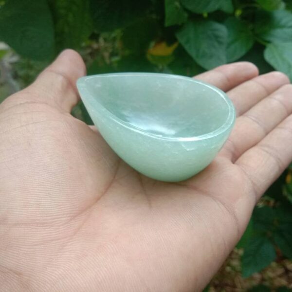 green aventurine diya