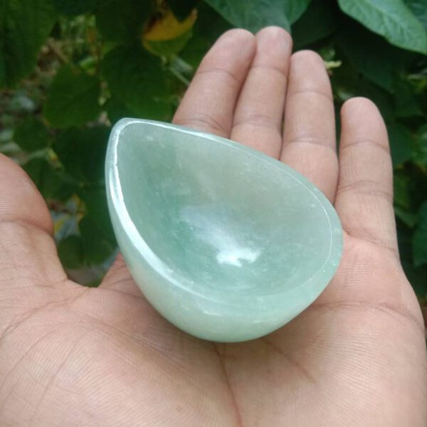 green aventurine diya