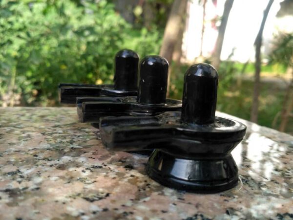 Black stone shivling