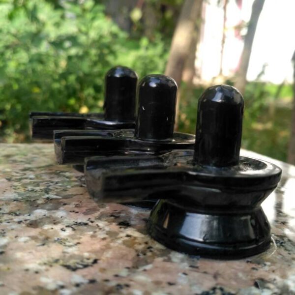 Black stone shivling