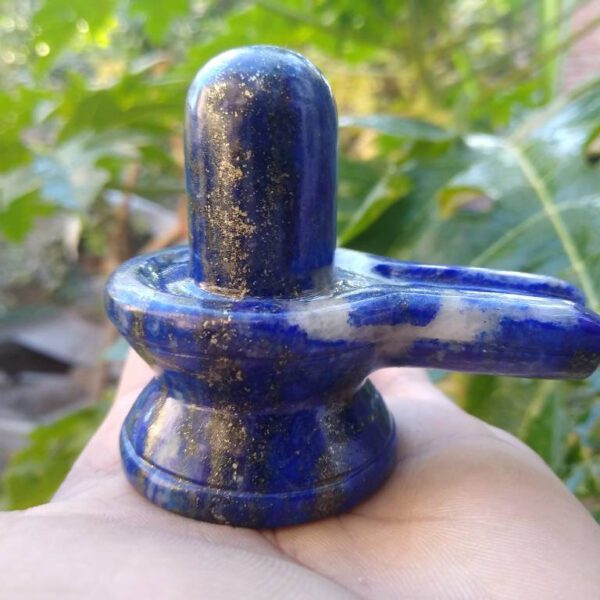 Lapis lazuli Shivling