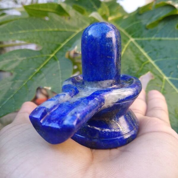 Lapis lazuli Shivling