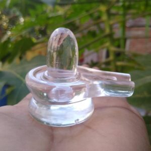 Sphatic yoni base lingam