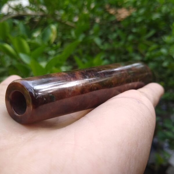Garnet chillum