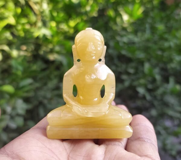 Yellow Aventurine Mahavir swami