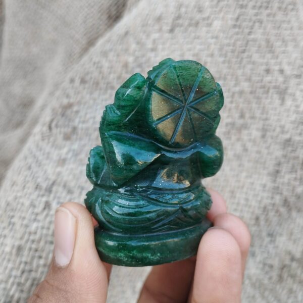 Green jade Ganesha
