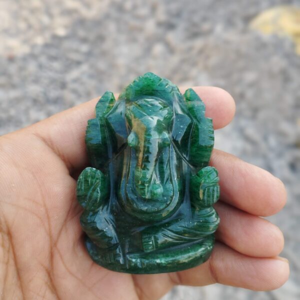 Green jade Ganesha