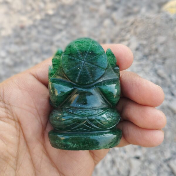 Green jade Ganesha